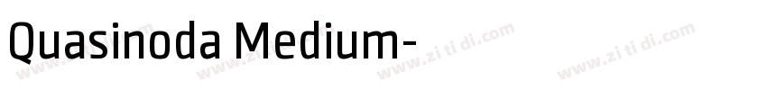 Quasinoda Medium字体转换